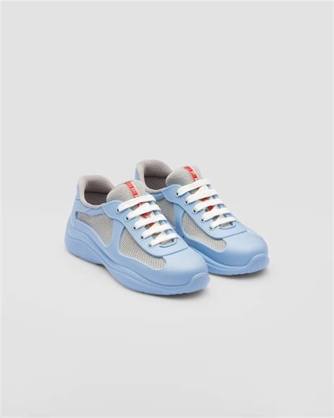 prada shoes light blue